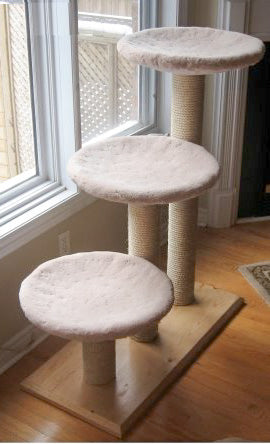 Inline three-tier Classic tree with large dishes