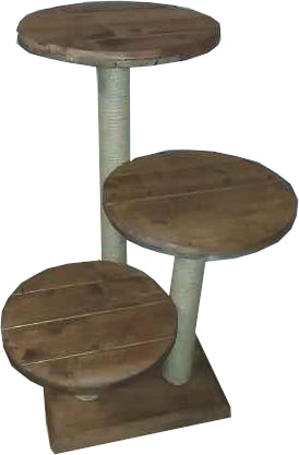 All wood three-tier Classic tree