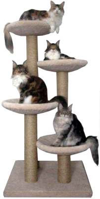 Four-tier Classic tree with large platforms