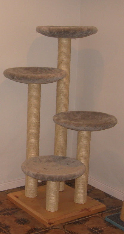 Four-tier Classic with medium dishes