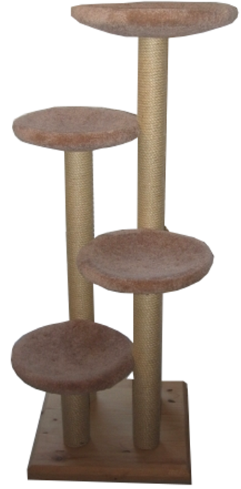 Four-tier Classic with medium dishes