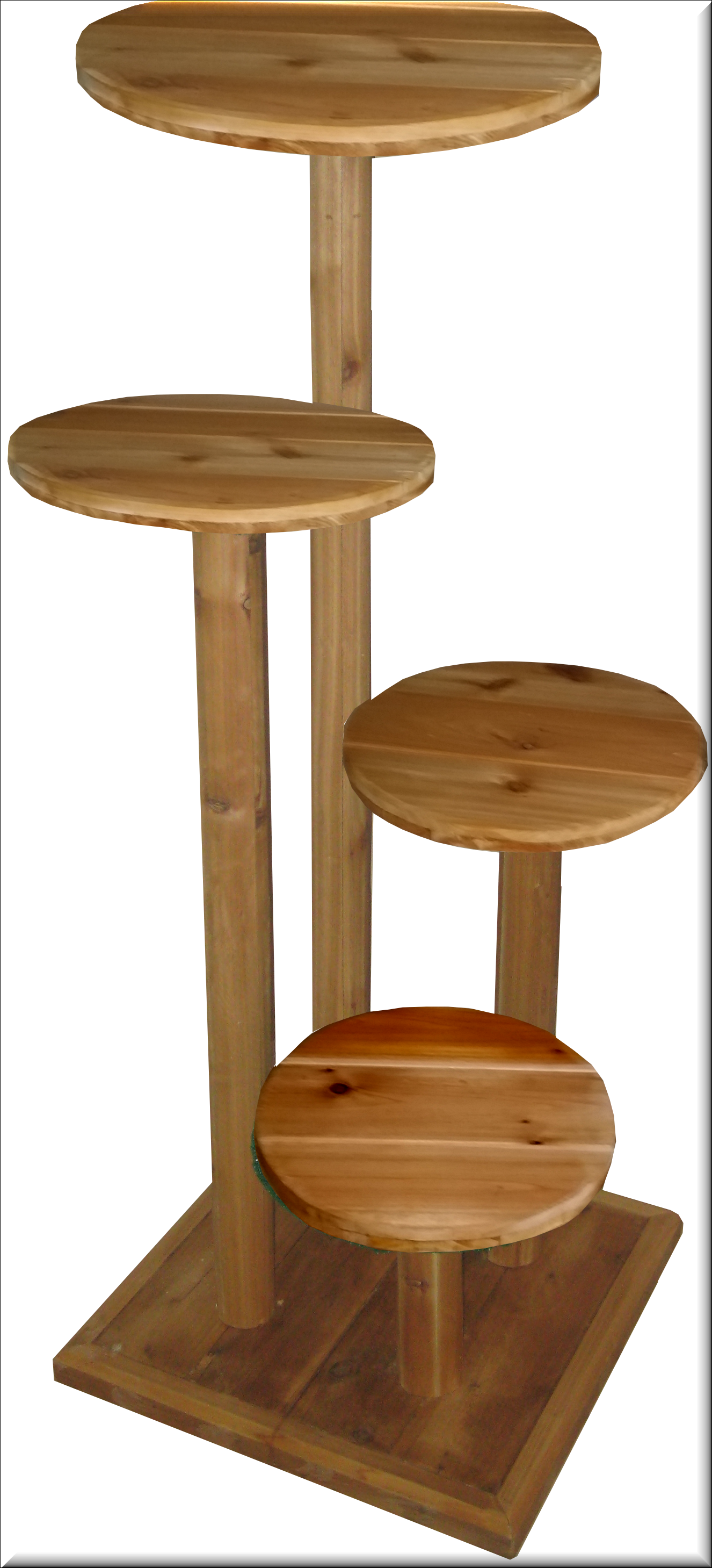 All wood four-tier Classic tree