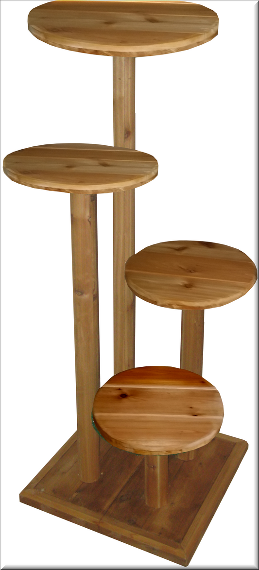 All wood four-tier Classic tree