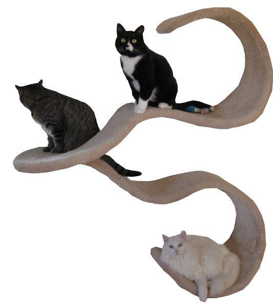 Double Wave wall shelf