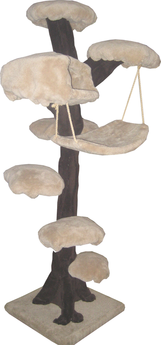 Fantasy tree with one cave