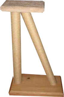 Double scratch post
