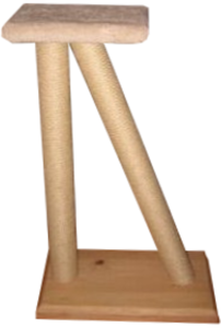 Tall Double Scratch Post